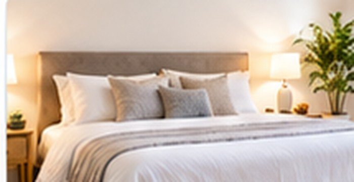 Beautifully prepared clean bedroom